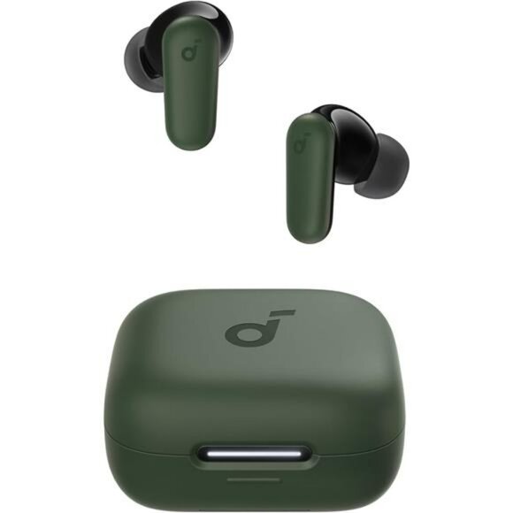 Wireless Earbuds Noise Cancelling Bluetooth 45H Playtime Mic Green IP54 Case - Picture 7 of 7